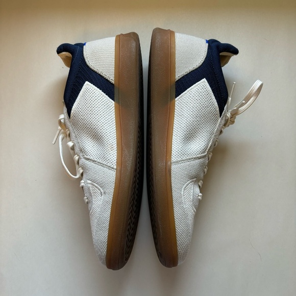 Rothy’s Men’s The RS01 Washable Sneaker White Blue Hudson - Picture 5 of 11